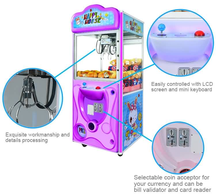 31 inch claw crane machine