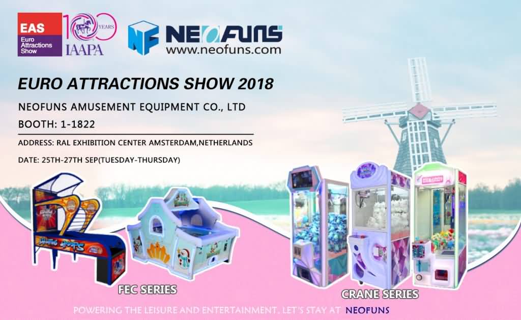 Euro Attractions Show 2018 on 25th-27th Sep