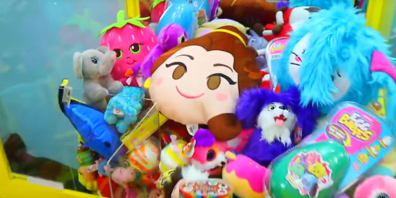 doll in children's claw machine